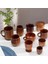 Küçük Göbek Fincan 50-200 ml El Yapımı Doğal Ahşap Büyük Göbek Bardak Japonya Tarzı Süt Su Kulplu Bardak Kahve Bira Çay Kupa Mutfak Bar Drinkware Kupalar (Yurt Dışından) 5