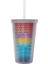 Lazer Gökkuşağı 480ML 16OZ Mat Finish Çift Duvar Diy 473ML 480ML 500ML 16OZ Plastik Durian Tumbler Durian Pipetli Bardak Logo Yok (Yurt Dışından) 1