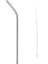 Kavisli Gümüş 26.5CMX6MM Içecek Pipetleri 304 Paslanmaz Çelik Soğuk Içme Kavisli Düz Uzun Pipet Fırçalı Drinkware Bar Parti Bardak Aksesuarları (Yurt Dışından) 1