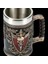 450 ml 201-300 ml Kafatası Bira Kahve Kupa Paslanmaz Çelik Viking Savaşçı Kafatası Bira Kupa Mekanik Dişli Boru Hattı Tasarımı Bira Stein Tankard Içecek Fincan (Yurt Dışından) 1