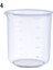 500ML Ölçüm Kabı Şeffaf Plastik Laboratuvar Kabı Mezun Sıvı Sürahi Bardak Mutfak Pişirme Pişirme Ölçüm Ölçeği Konteyner (Yurt Dışından) 1