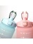 A-Frosted-01 2000ML 2 Litre Su Şişesi Plastik Bardaklar Açık Seyahat Motivasyon Içme Şişesi Spor Su Şişesi Zaman Işaretleyici Etiket Bardaklar ile (Yurt Dışından) 4