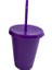 Şeffaf 401-500ML 473ML 480ML 500ML 16OZ Boş Düz Plastik Bardak Soğuk Bardak Soğuk Içecek Pipetli Bardak ve Kapaklı (Yurt Dışından) 5