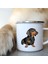 XH1719-A015WH-8 360ML Dachshunds Köpek Emaye Kahve Kupaları Seviyorum Kamp Piknik Şenlik Ateşi Parti Bira Içecek Suyu Kola Bardak Açık Seyahat Kakao Su Kupa (Yurt Dışından) 5