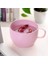 Pembe 350 ml Ofis Kahve Fincanı Çevre Dostu Gargara Bardak Buğday Samanı Mutfak Aksesuarları Süt Çay Bardağı Bardak Sağ Fincan (Yurt Dışından) 3