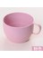 Pembe 350 ml Ofis Kahve Fincanı Çevre Dostu Gargara Bardak Buğday Samanı Mutfak Aksesuarları Süt Çay Bardağı Bardak Sağ Fincan (Yurt Dışından) 5