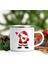 UXH102287-A015WH-8 Sıcak Kakao Noel Emaye Kupa Noel Baba ve Ren Geyiği Sıcak Çikolata Kupa Noel Arifesi Kutusu Dolgu Noel Bardak Tatil Hediyesi (Yurt Dışından) 4