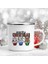 UXH102287-A015WH-8 Sıcak Kakao Noel Emaye Kupa Noel Baba ve Ren Geyiği Sıcak Çikolata Kupa Noel Arifesi Kutusu Dolgu Noel Bardak Tatil Hediyesi (Yurt Dışından) 5