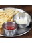 SILVER-60ML 304 Paslanmaz Çelik Yuvarlak Sirke Küçük Daldırma Sos Kabı Mutfak Aracı Meze Servis Tepsisi Sos Tabağı (Yurt Dışından) 2