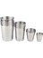 30 ml Paslanmaz Çelik Metal Bardak Bira Bardak Beyaz Şarap Bardağı Kahve Tumbler Seyahat Kamp Kupalar Içme Kahve Çay Kupa Seti Açık (Yurt Dışından) 2