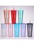 Gardient 4 701-800ML 2023#710ML/24OZ Tumbler Bling Elmas Çivili Saman Soğuk Bardak Logosuz (Yurt Dışından) 4
