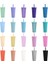 Pelin Yeşili 700ML 53RENK Soğuk Su Şişesi 700ML Yaz Caneca Bardak Plastik Kapaklı ve Pipetli Boba Kahve Kupa Su Şişesi Bardak Bubble Tea Makaro (Yurt Dışından) 1