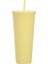 Açık Sarı 710ML Durian Kupası 710ML Kahve Kapaklı ve Samanlı Fincan Yaz Soğuk Su Kupa Bardak Samanlı Bardak Elmas Radyant Tanrıça Bardak (Yurt Dışından) 2
