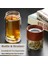 Kahverengi 360ML Yalıtımlı Çay Bardağı Çıkarılabilir Demlik Taşınabilir Seyahat Çift Duvar Cam Su Şişesi Kapağı Gevşek Yaprak Ayırma Teneke Kutu 360ML (Yurt Dışından) 1