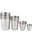 320ML Viski Kupaları Pratik Paslanmaz Çelik Bardaklar Kamp Bar Eşyaları Seyahat Tipi Kupa Şarap Bira Taşınabilir Drinkware Açık Kahve Çay (Yurt Dışından) 4