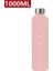 Pembe Şerit 1000 ml 1 Litre Su Şişesi Motivasyon Içme Şişesi Spor Su Şişeleri Zaman Işaretleyici Çıkartmalar ile Taşınabilir Yeniden Kullanılabilir Plastik Bardaklar (Yurt Dışından) 2