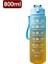 800ML Mavi 800ML-1000ML 1 Litre Su Şişesi Zaman Ölçeği ile Fitness Açık Spor Su Pipetli Şişeler Buzlu Sızdırmaz Motivasyon Spor Bardak 1l (Yurt Dışından) 2