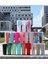 Ordu Yeşili - B 710ML - Logo Yok Creative 700ML 710ML 22OZ 24OZ Yeniden Kullanılabilir Çift Duvar Elmas Kafesli Plastik Pipetli Bardak Kahve Kupa Starbks Logosu Yok (Yurt Dışından) 2
