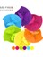 Turuncu 3 Parça Me.fam Moda Renkli Güzel 3D Kelebek + Yapraklar Silikon Bardak Kapağı 10.5 cm Toz Geçirmez Mühür Kapak Cam Seramik Plastik Kupa Kapağı (Yurt Dışından) 2