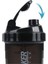 Siyah 501-600 ml 3 Katmanlar Shaker Protein Şişesi Toz Shake Bardak Su Şişesi Plastik Karıştırma Kabı Vücut Geliştirme Egzersiz Şişesi (Yurt Dışından) 3