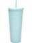 Pelin Yeşili 710ML 700ML 24OZ Çivili Bardak Bardak Çift Duvar Plastik Siyah Altın Yağ Kaygan Degrade Pembe Bling Çivili Pipetli Bardak (Yurt Dışından) 1