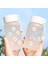 4 Çiçek Şeffaf 500ML 500ML Küçük Papatya Plastik Su Şişeleri Şeffaf Buzlu Su Bardağı Bpa Içermeyen Su Şişesi Taşınabilir Halat Seyahat Su Şişesi (Yurt Dışından) 2
