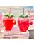 Karpuz Bardağı 401-500ML 500ML Yaz Sevimli Çilek Saman Su Şişesi Süt Kahve Saman Bardağı Ev Için Pipetli Su Şişesikızlar Için Su Şişesi (Yurt Dışından) 4