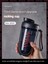 Siyah 590ML Spor Shaker Şişesi 590ML Peynir Altı Suyu Protein Tozu Karıştırma Şişesi Spor Fitness Salonu Shaker Açık Taşınabilir Plastik Içecek Şişesi (Yurt Dışından) 2