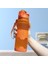 Turuncu 500ML Bpa Içermeyen Plastik Su Şişesi Spor Için 400/500/700/1000ML Taşınabilir Sızdırmaz Drinkware Açık Spor Salonu Şişesi Bisiklet Şişesi (Yurt Dışından) 1