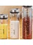 200 ml Holaroom Yüksek Borosilikat Cam Baharat Tuz Susam Katı Çeşni Mühür Şişesi Biber Baharat Çalkalayıcı Döner ZM919 (Yurt Dışından) 4