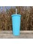Siyah Logo Yok 1pc Elmas Radyant Tanrıça Kupası 710ML Yaz Soğuk Su Bardağı Samanlı Bardak Çift Katmanlı Plastik Durian Kahve Kupa Logo Yok (Yurt Dışından) 5