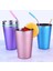 Gümüş Set 500 ml Paslanmaz Çelik Bira Bardak Ev Ofis Metal Su Içecekleri Kahve Tumbler Çay Süt Kupalar Mutfak Drinkware (Yurt Dışından) 2