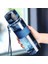 Clitoria Mavi 1500 ml 1l 1.5l 2l Fitness Spor Su Şişesi Büyük Kapasiteli Çevre Dostu Plastik Taşınabilir Sızdırmaz Shaker Meyveli Içecek Şişesi Bpa Ücretsiz (Yurt Dışından) 1