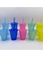 Açık YEŞIL-710ML 470-700ML Yeniden Kullanılabilir Flaş Toz Pipetler Kapaklı Bardak Içme Suyu Şişeleri Sert Plastik Açık Spor Kahve Kupaları Sızdırmaz Drinkware (Yurt Dışından) 4