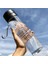 Buzlu Beyaz 800 ml 800 ML/600 ml Büyük Kapasiteli Spor Meyve Limon Suyu Içme Şişesi Demlik Temizle Taşınabilir Plastik Su Şişesi (Yurt Dışından) 2