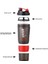 Kırmızı 550 ml Shaker Protein Tozu Şişesi Sallama Fincan Büyük Kapasiteli Su Şişesi Seyahat Plaj Karıştırma Fincan Fitness Salonu Egzersiz Şişeleri (Yurt Dışından) 2