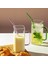 Sarı 400ML 400ML Kapaklı ve Pipetli Kare Kupa Tek Renkli Saplı Katmanlı Içecek Cam Bardak Soda Buzlu Kahve Süt Kabarcık Çay Su (Yurt Dışından) 4