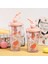 Yeşil 330ML 330ML Yaratıcı Karikatür Karıştırma Kupası Öğrenci Çocuk Saman Bardağı Açık Sızdırmaz Spor Seyahat Su Isıtıcısı Içme Suyu Şişesi (Yurt Dışından) 2