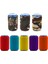 Kırmızı 10X13CM Yalıtımlı Kola Bira Içecek Şişesi Kol Kupa Kapağı Bardak Tutucu Dalış Bezi Isı Yalıtımı Yumuşak Dayanıklı Taşınabilir (Yurt Dışından) 2