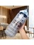 A-Transparent-07 2000ML 2 Litre Su Şişesi Plastik Bardaklar Açık Seyahat Motivasyon Içme Şişesi Zaman Işaretleyicili Spor Su Şişesi Etiket Bardaklar (Yurt Dışından) 1