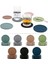 6 Parçalı Set Silikon Bardak Minderi, Düzensiz Piramit Çay Bardağı Minderi, Yuvarlak ve Kalınlaştırılmış, Depolama Braketi ile Donatılabilir (Yurt Dışından) 3