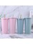 Altın Jantlı Pembe 750ML 500/750ML Yalıtımlı Paslanmaz Çelik Bardak Kapaklı Bardak Saman Vakum Seyahat Kahve Kupa Sıcak Soğuk Içecekler Için Yeniden Kullanılabilir Su Şişesi (Yurt Dışından) 4