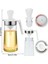 Yeşil 2 In 1 Zeytinyağı Dağıtıcı Konteyner Yağ Fırçası ile 350 ml Doldurulabilir Cam Yağ Şişesi Barbekü Tencere Dağıtıcı Mutfak Aracı (Yurt Dışından) 3