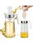Yeşil 2 In 1 Zeytinyağı Dağıtıcı Konteyner Yağ Fırçası ile 350 ml Doldurulabilir Cam Yağ Şişesi Barbekü Tencere Dağıtıcı Mutfak Aracı (Yurt Dışından) 4