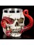 450 ml 201-300 ml Kafatası Bira Kahve Kupa Paslanmaz Çelik Viking Savaşçı Kafatası Bira Kupa Mekanik Dişli Boru Hattı Tasarımı Bira Stein Tankard Içecek Fincan (Yurt Dışından) 3