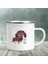 XH191-A015WH-8 360ML Dachshunds'u Seviyorum Baskılı Emaye Kupa Yaratıcı Cam Kahve Içecekleri Tatlı Süt Kupası Cam Vintage Isıtılabilir Kolu Drinkware Hediyeler (Yurt Dışından) 1
