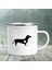 XH191-A015WH-8 360ML Dachshunds'u Seviyorum Baskılı Emaye Kupa Yaratıcı Cam Kahve Içecekleri Tatlı Süt Kupası Cam Vintage Isıtılabilir Kolu Drinkware Hediyeler (Yurt Dışından) 5