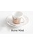 Altın Baykuş 90 ml Yaratıcı At Anamorfik Fincan Ayna Yansıma Fincan Sinek Kuşu Kupa Kahve Çay Seti Coaster ile 90 ML-220 ml Su Şişesi (Yurt Dışından) 5
