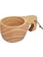 E El Yapımı Iskandinav Kuksa Ahşap Bardak Taşınabilir Kauçuk Ahşap Kahve Kupa Açık Seyahat Kamp Çay Süt Su Bardağı Ahşap Içme Bardağı (Yurt Dışından) 1