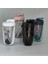 Pembe 600 ml Blender Shaker Şişe Plastik Çırpma Topu ile Bpa Ücretsiz Plastik Protein Shakes Toz Egzersiz Spor Salonu Için Sızdırmaz (Yurt Dışından) 5